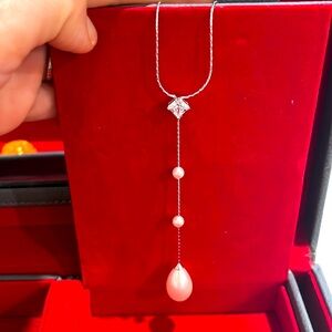 Majorica necklace with Swaroski crystal